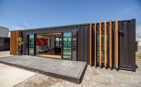 Design Consideration, Store Exterior, Container Hotel, Modular Architecture, Shipping Containers For Sale, Container Home Designs, Open Bathroom, Container Conversions, Container Office