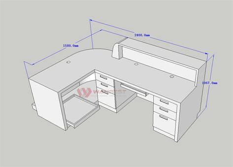 L Type Counter Design Shop, Recption Desk, Reception Desk Drawing, Reception Desk Size, Reception Desk Dimensions, Reception Counter Dimensions, Reception Desk With Logo, Cash Counter Design, Store Counter Design