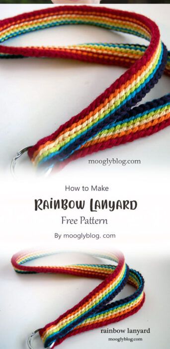 5 Crochet Lanyard Free Pattern Ideas - Carolinamontoni.com Crochet Keychain Ideas, Crochet Lanyard, Diy Lanyard, Crochet Ornament Patterns, Keychain Ideas, Keychain Craft, Crochet Fruit, Crochet Keychain Pattern, Step By Step Crochet