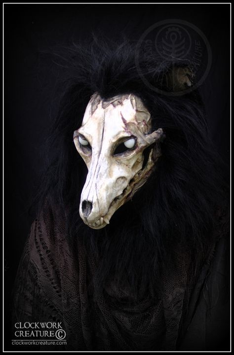 [​IMG] Daydream Scenarios, Skull Fursuit, Wolf Skull Mask, Krampus Costume, Zombie Werewolf, Creature Costume, Art Sinistre, Mask Inspiration, Werewolf Mask