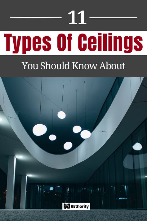 When considering the design of your home, the ceiling can often be overlooked. However, the type of ceiling you choose has a huge impact on the look and feel of a room. From traditional and modern to decorative and more obscure, there are countless choices when it comes to ceilings. With the wide variety of options available, it can be hard to decide which is best for your space. Here are 11 types of ceilings you should know about so you can make the best decision for your home. Type Of Ceiling Design, Round Ceiling Design Modern, Rounded Ceiling Design, Raised Ceiling, Types Of Ceilings Design, Curve Ceiling Design Living Room, Ceiling Circle Design, Curved Drywall Ceiling, Celing Light