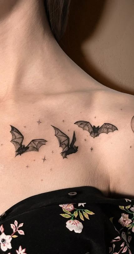 Bat Tattoo Ideas. Ephemeral Tattoo, Cute Halloween Tattoos, Goth Tattoo, Bat Tattoo, Wicked Tattoos, Spooky Tattoos, Halloween Tattoo, Gothic Tattoo, Cat Tattoos