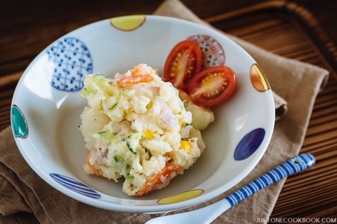 Instant Pot Potato Salad, Pressure Cooker Potatoes, Japanese Potato Salad, Japanese Potato, Beef With Broccoli, Just One Cookbook, Potato Salad With Egg, Pastas Recipes, Japanese Food Recipes