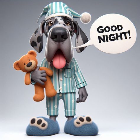 Fun Dog Art Goodnight Funny Pictures, Funny Good Night Images Humor, Cute Good Night Images, Good Night Gifs Funny, Funny Good Morning Wishes, Funny Weekend Quotes, Pajama Day, Good Night Funny, Yoda Funny