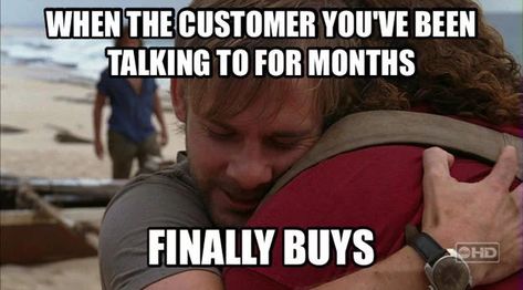 15 Hilarious and All-Too-Accurate Sales Memes Sales Meme, Sales Humor, Business Meme, Sales Quotes, Best Dating Apps, Work Jokes, Flirting Moves, Work Memes, Text Quotes