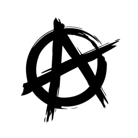 Anarchy Sign, Punk Decor, Anarchy Symbol, Premium Vector, White Background, Vinyl, Design