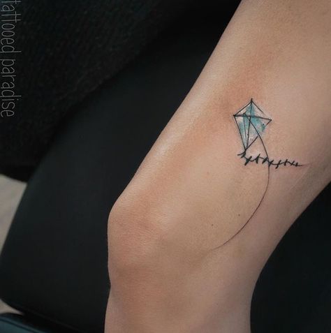 Kite Tattoo Ideas, Kite Tattoo, Rock Tattoos, Kites Craft, Freedom Tattoos, Rock Tattoo, Clothes Embroidery, Tattoos Inspiration, Infinity Tattoos