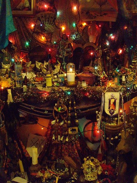 :) Voodoo Altar, Ancestor Altar, Catering Decor, Voodoo Halloween, New Orleans Voodoo, Voodoo Hoodoo, Black Unicorn, Pagan Altar, Witch Craft