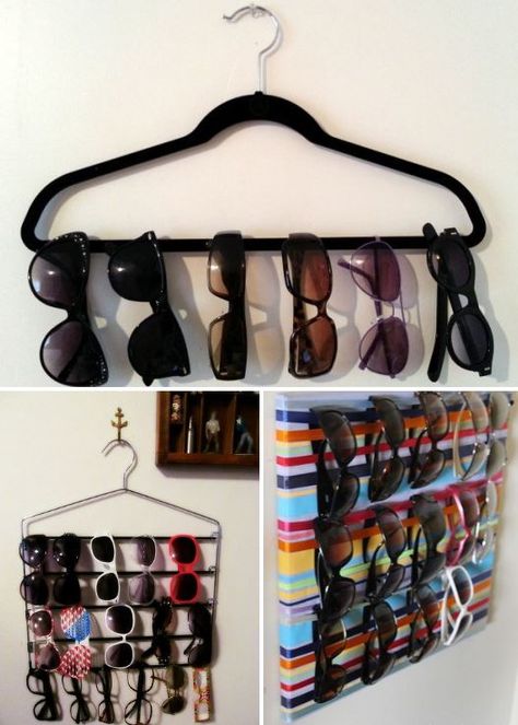 Sunglasses Organization Ideas, Sunglasses Organization, Diy Sunglasses Holder, Sunglasses Storage Diy, Organizing Walk In Closet, Diy Sunglasses, Sunglasses Organizer, Sunglasses Display, Sunglasses Storage