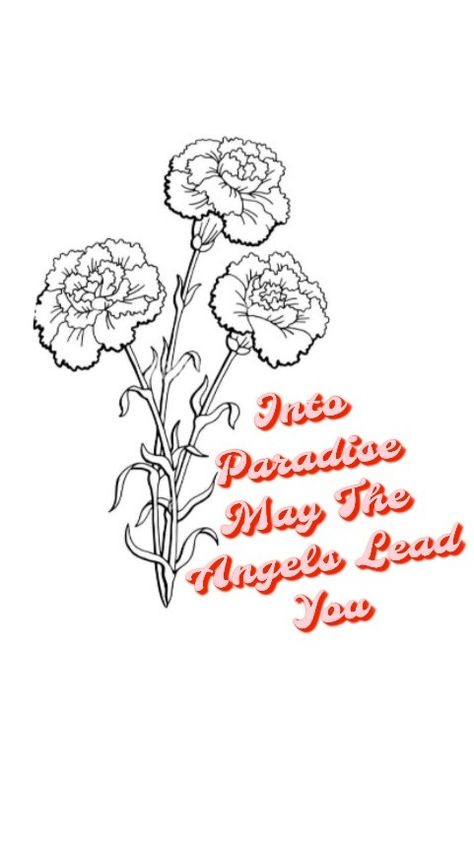 Carnations Tattoo, Carnation Tattoo, Red Carnation, Paradise, Angel, Tattoos, Red