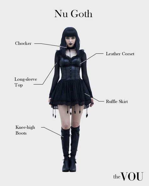 Traditional Goth, Goth Outfit Ideas, Goth Outfit, Goth Subculture, Gothic Looks, Pastel Goth Fashion, Goth Look