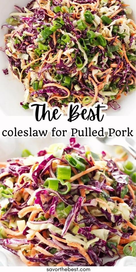 Sassy Slaw for Saucy Pork. Elevate your pulled pork from good to mind-blowing with this homemade coleslaw. The creamy vinegar dressing, with just the right zip of honey and Dijon mustard, makes it not just a side but a showstopper. Easy to make and even easier to love, this slaw doesn't play second fiddle to anything. Light Coleslaw Recipe Healthy, Easy Coleslaw Recipe For Pulled Pork, Best Coleslaw For Pulled Pork, Pulled Pork Coleslaw Recipe, Slaw For Pulled Pork, Pulled Pork Coleslaw, Pork Coleslaw, Coleslaw For Pulled Pork, Traditional Coleslaw Recipe