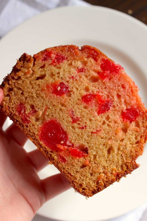 Cherry Almond Loaf | 12 Tomatoes Cherry Bread Recipe Simple, Maraschino Cherry Nut Bread, Cherry Almond Bread, Almond Cherry Bread Recipe, Cherry Almond Loaf 12 Tomatoes, Cherry Quick Bread, Almond Joy Cupcakes, Cherry Bread, Almond Bread