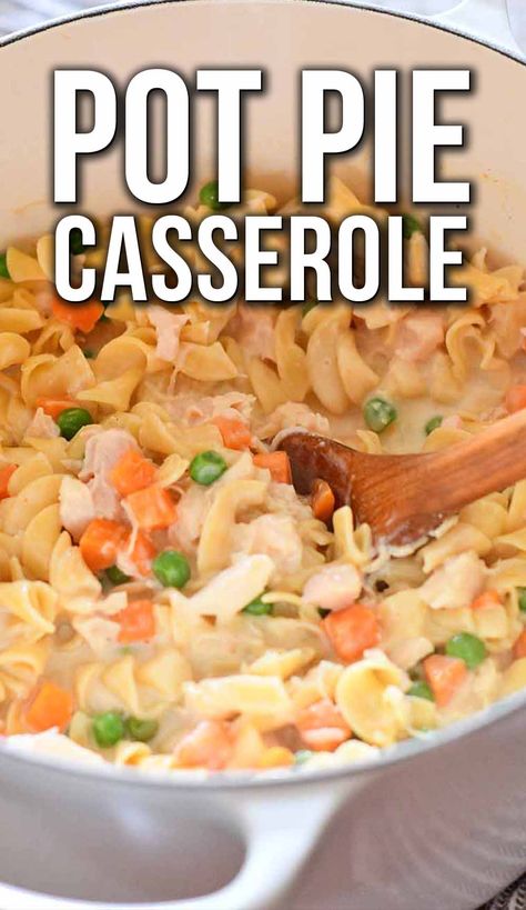 Chicken Pot Pie Noodles, Pot Pie Noodles, Classic Chicken Pot Pie Recipe, Classic Chicken Pot Pie, Pot Pie Casserole, Chicken Pot Pie Casserole, Chicken Pot Pie Recipe, Homemade Comfort Food, Chicken Pot Pie Soup