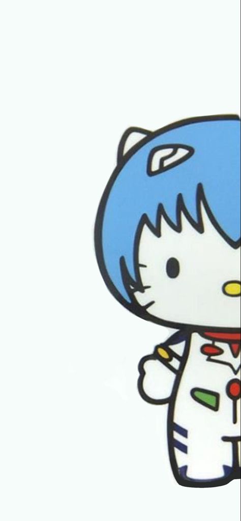 hello kitty sanrio nge neon genesis evangelion wallpaper lockscreen girly cute anime manga hello kitty rei ayanami rei Evangelion Wallpaper, Cute Lockscreens, Hello Kitty Sanrio, Y2k Wallpaper, Rei Ayanami, Cartoon Wallpaper Iphone, Matching Wallpaper, Hello Kitty Plush, Neon Genesis