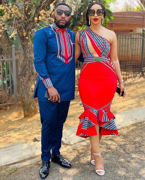 looking for couple outfit ideas? this couple outfit is a must try ankara couple outfit ideas. if you want more ankara couple style inspiration then click on the link below. #ankarastyle #ankaracouple #ankaracouplestyle #africancouple #africancouplestyle Venda Traditional Attire, Pedi Traditional Attire, Zulu Traditional Attire, Matching Outfits For Couples, Outfits For Couples, South African Traditional Dresses, Couples African Outfits, African Traditional Wear, African Traditional Wedding Dress