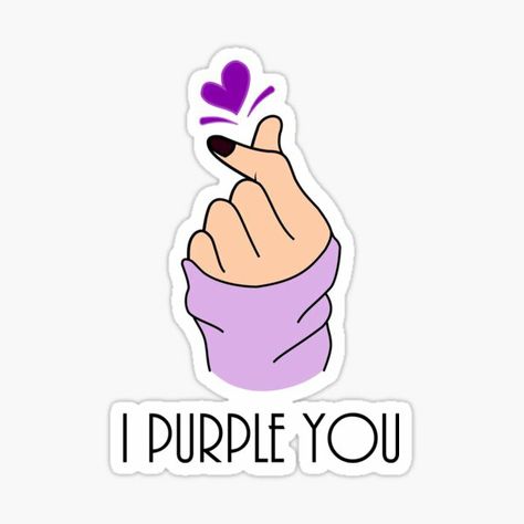 Korean Language Wallpaper, Language Wallpaper, Korean Finger Heart, Finger Heart, Hand Heart, Korean Language, Bts, Purple