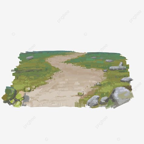 Stone Drawing Reference, Dirt Path Drawing, Stone Path Drawing, Pathway Illustration, Paths Illustration, Stones Illustration, Ground Drawing, Path Drawing, Stone Illustration