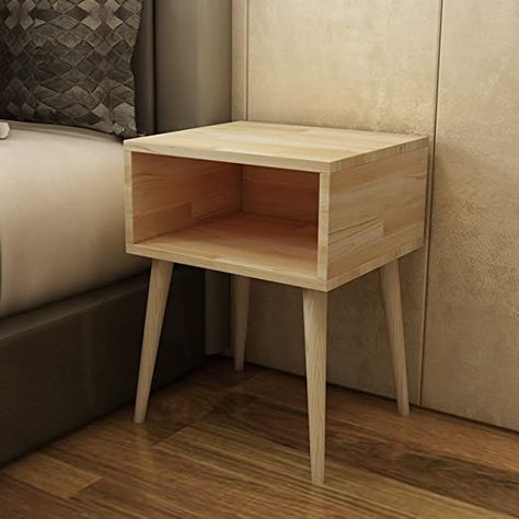 Nightstand Simple, Unusual Bedside Tables, Pine Bedside Table, Bedside Table Simple, Bedside Table Nordic, Minimalist Bedside Table, Simple Nightstand, Simple Bedside Tables, Bedside Table Design