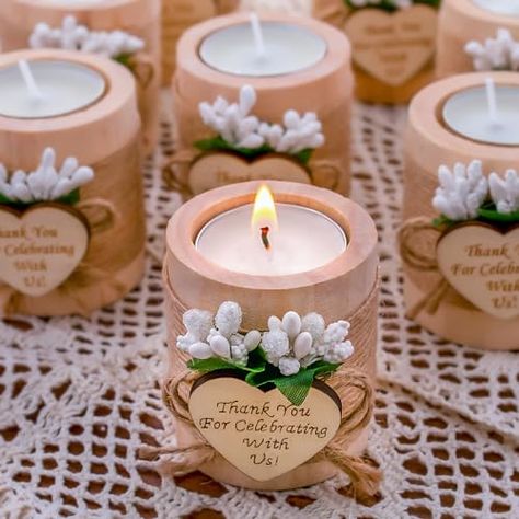 Bridal Shower Favors For Guests, Shower Favors Bridal, Guest Favors, Gifts For Guests, Candle Holders Wedding, Return Gifts, Favors Baby Shower, Return Gift, Candle Favors