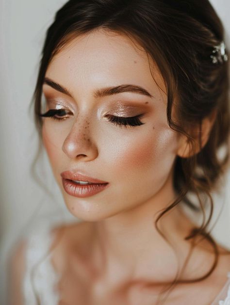 Fall Bridal Makeup, Engagement Photo Makeup, Winter Wedding Makeup, Glam Bride Makeup, Soft Glam Look, Perfect Wedding Makeup, Boho Wedding Makeup, Fall Wedding Makeup, Wedding Makeup Ideas