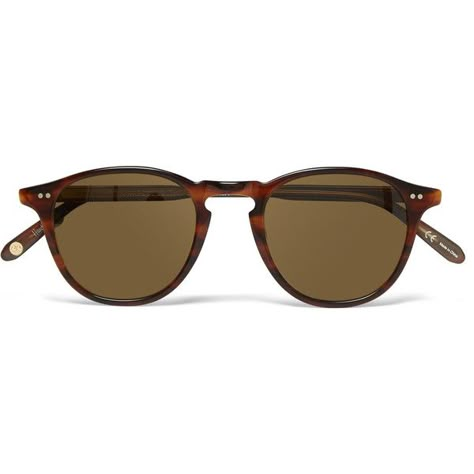 Garrett Leight California Optical Hampton Round-Frame Tortoiseshell... (370 CAD) ❤ liked on Polyvore featuring mens, men's accessories, men's eyewear, men's sunglasses and brown Mens Round Sunglasses, Accecoris Fashion, Brown Sunglasses Outfit, Brown Sunglasses Men, Glasses Photography, Sunglasses Ideas, Round Sunglasses Men, Men's Eyewear, Mens Designer Sunglasses