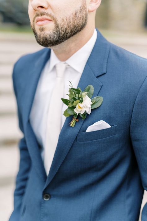 boutonnieres, philly wedding, philadelphia wedding Cliffside Wedding, Boutonniere Ideas, Groomsmen Style, Groomsmen Boutonniere, Bride Groom Photos, Groom Looks, Groom Photo, Groom Photos, Philadelphia Wedding