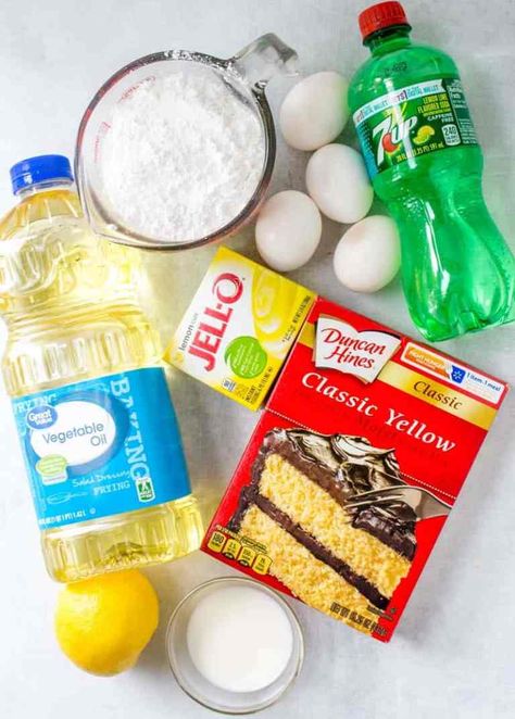 7up Pound Cake With Box Cake, Seven Up Cake, Soda Cakes, 7up Cake Recipe, 7up Cake, Lemon Cake Mix Recipe, 7 Up Cake, Lemon Bundt Cake Recipe, 7up Pound Cake