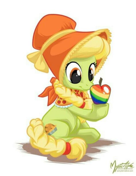 Granny Smith...what if in the next mlp thing it will be the same style of ponies but they follow the background ponies Pony Cartoon, Apple Jack, Disney Pop, My Lil Pony, Pony Drawing, Mlp My Little Pony, Granny Smith, Fluttershy, Twilight Sparkle