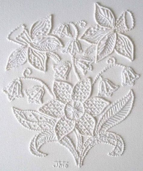 Crewel Embroidery Tutorial, Candlewicking Embroidery, Brazilian Embroidery Stitches, Crewel Embroidery Patterns, Creeper Minecraft, Hardanger Embroidery, Learn Embroidery, Brazilian Embroidery, Piece Of Art