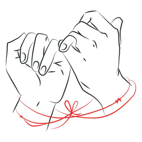 Red string of fate bond #AD , #Sponsored, #paid, #string, #fate, #bond, #Red Red String Of Fate Aesthetic, Red Thread Of Fate Art, Red String Of Fate Tattoo, Fate Tattoo, Love Hands, String Of Fate, Red String Of Fate, Hand Drawing Reference, Red String