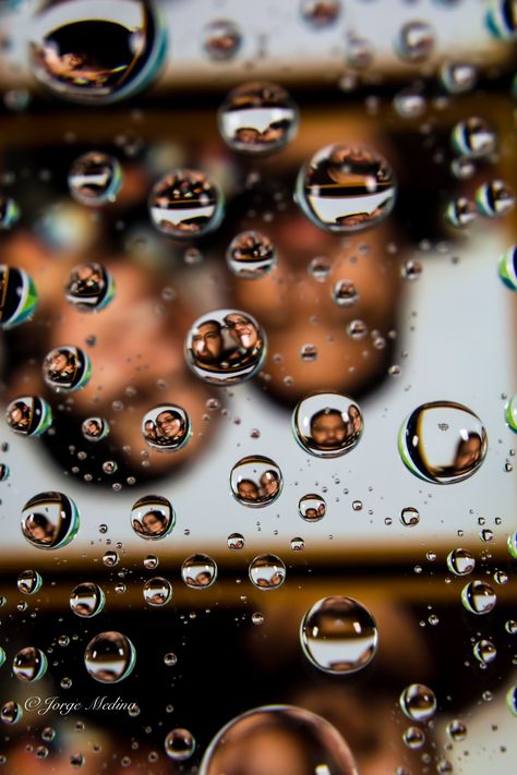 Dot Photography Ideas, Foto School, Hidden Photography, Marco Photography, Macro Photography Water, Water Reflection Photography, Water Droplets Art, Depth Of Field Photography, Distortion Photography