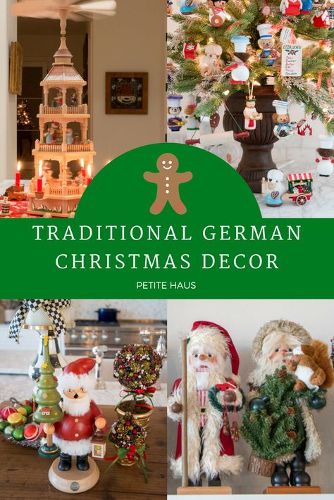 German Christmas Decor Ideas, German Christmas Party Ideas, German Christmas Table Decorations, German Christmas Ideas, Vintage German Christmas, German Home Decor, German Christmas Decorations Diy, German Crafts Traditional, German Christmas Decor