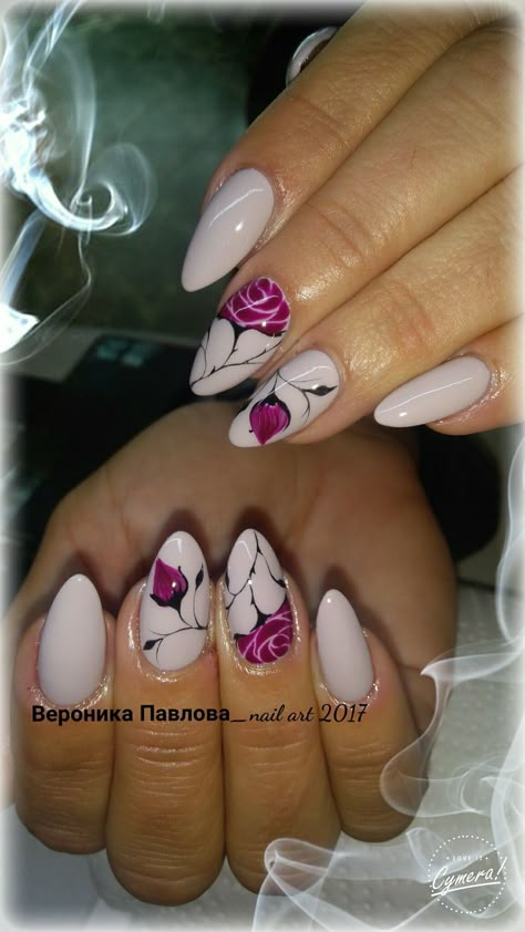 Unghie Nail Art, Rose Nail Art, New Nail Designs, Stiletto Nails Designs, Rose Nails, Super Nails, Bride Nails, Ideas Nails, Trendy Nail Art