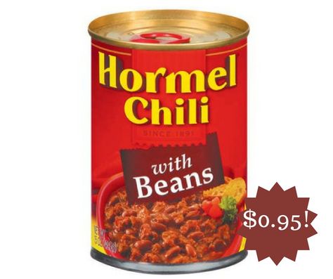 Wegmans: Hormel Chili Only $0.95 - http://www.couponsforyourfamily.com/wegmans-hormel-chili-only-0-95/ No Beans Chili, Chili No Beans, Chili Cheese Hot Dog, Chili Without Beans, Hormel Chili, Chili Beans, Chili Cheese Dips, Chili Cheese, No Bean Chili