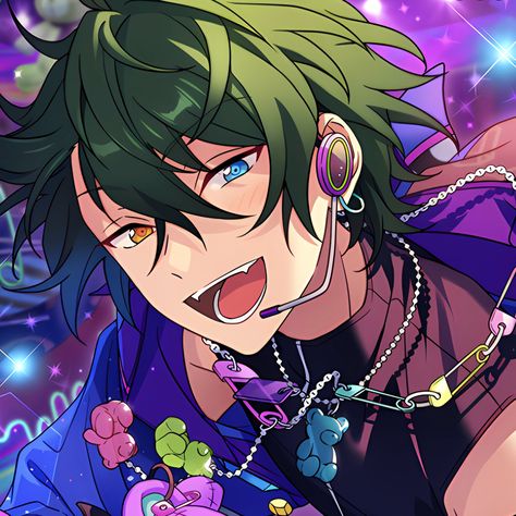 Mika Kagehira Icon, Mika Kagehira, 11 59, Ensemble Stars, On Twitter, Stars, Twitter, Green, Hair