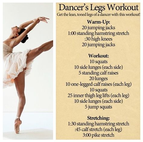 Dancers legs workout Dancer Leg Workouts, Jumping Jacks Workout, Dancer Legs, Standing Calf Raise, Flexibility Dance, Leg Workout At Home, Leg Workouts, Tone Legs, Hamstring Stretch