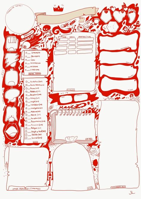 D&d Decor, Rpg Character Sheet, Dnd 5, Dnd Stats, Dnd Character Sheet, Character Sheet Template, D D Items, Dnd Funny, Character Template