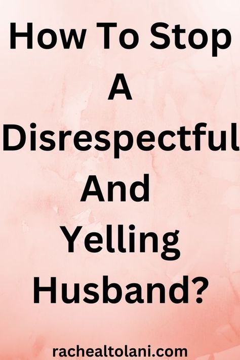 How to stop a disrespectful and yelling husband? When Someone Yells At You, Disrespectful Husband, Disrespect Quotes, Bad Husband, Down Quotes, Marriage Advice Quotes, Yelled At, Worst Names, Why Do Men