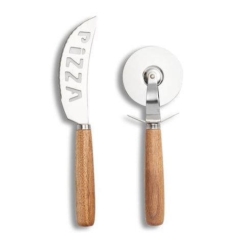 2 Piece Pizza Cutter Set Zeller Crispy Flatbread, Pizza Knife, Pizza Spatula, Pizza Tools, Crepes And Waffles, Stone Oven, Baking Stone, Grilled Pizza, Pizza Peel