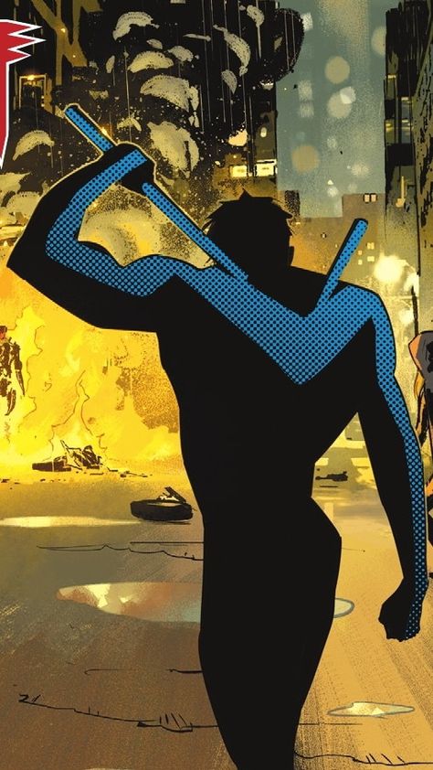 Nightwing Comic, Nightwing Art, Nighwing, Batman Show, Nightwing And Batgirl, Batman Comic Wallpaper, Dc Comics Wallpaper, Batman Robin, Batman And Superman