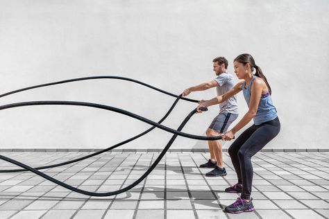 What Is Metabolic Resistance Training? What Are The Benefits? Should You Be Doing It? People Exercising, Battle Rope Workout, Rope Exercises, Battle Ropes, Reverse Lunges, Upper Body Strength, Crossfit Workouts, Healthy Aging, Workout For Beginners