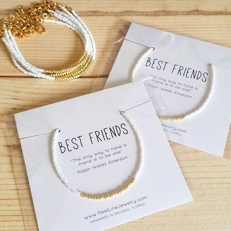 Friends Bracelet, Jewelry Packaging Design, Jewelry Friendship, Bracelet Packaging, Best Friend Bracelets, Modern Jewellery Design, Necklace Extender, Friend Bracelets, Contemporary Jewellery