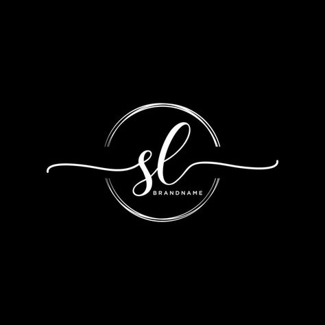 Sl Logo Design Ideas, Architect Photoshoot, Sl Logo, Logo Horse, Handwriting Logo, Boutique Logo Design, Floral Logo Design, Beautiful Logos Design, Text Logo Design