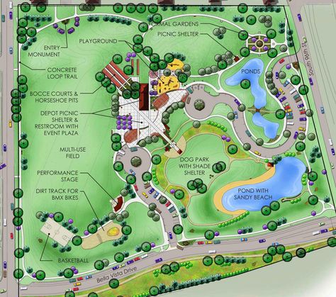 Community Park Design Plan, Community Park Design, City Parks Design, Estate Layout, Dog Park Design, Site Development Plan, Community Playground, Architecture Concept Model, Grass Plants