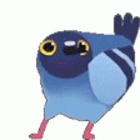 Akaruu Dance Sticker - Akaruu Dance Pigeon - Discover & Share GIFs Dancing Pigeon, Pigeon Dancing, Bird Dancing, Dancing Birds, Pigeon Books, Bird Attack, Dancing Duck, Cute Pigeon, Duck Drawing