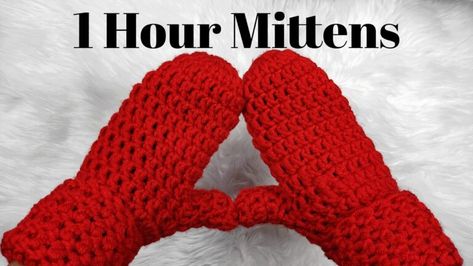 KISS Crochet Mittens | Free Pattern For Beginners – Littlejohn's Yarn Crochet Rosary, Crochet Baby Mittens, Crochet Mittens Free Pattern, Mitten Pattern, Toddler Mittens, Crochet Mittens Pattern, Kids Mittens, Knitted Mittens, Crochet Mittens