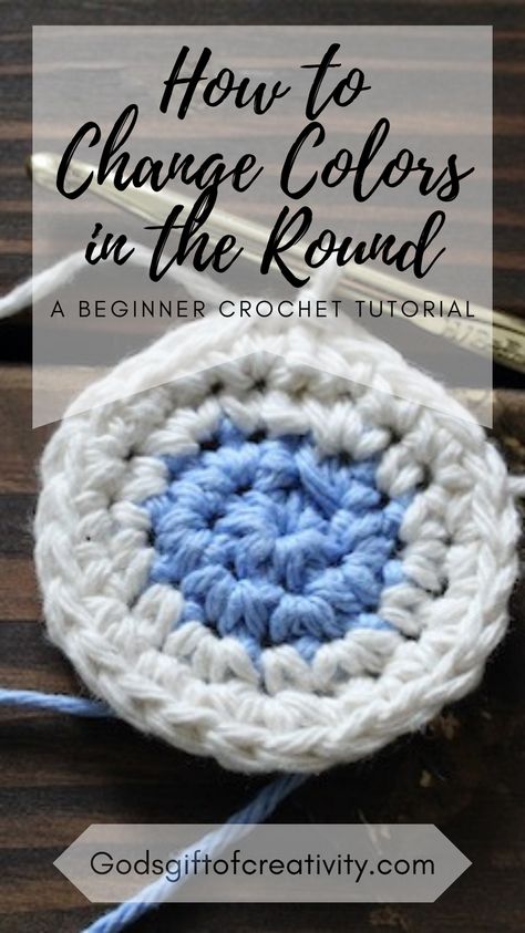 Crochet color changes can be difficult for beginner crocheters to understand. While the basic premise is the same between how to switch colors, the technique and timing is different between rows and rounds. Rows are easy to transition with just a simple pull through, but rounds are all about the timing of that pull through. Once you understand the timing, you can change colors in the round with little difficulty, even as a beginner crocheter. How To Change Colors In Crochet In The Round, Crochet Switching Colors, Switching Colors In Crochet, How To Switch Colors In Crochet, Balloon Crochet, Crochet In The Round, Change Colors In Crochet, Crochet Game, Round Crochet