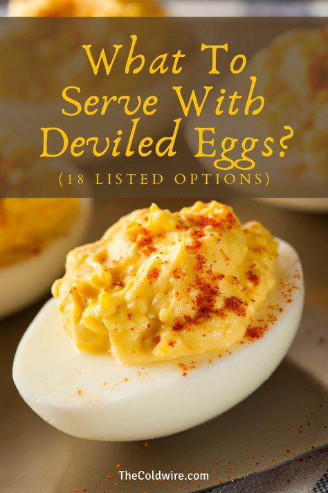 You may have wondered, what to serve with deviled eggs? We answer this question and provide tips in our guide. What To Eat With Deviled Eggs, Deviled Eggs Breakfast, What To Serve With Deviled Eggs, Pesto Deviled Eggs, Devilled Eggs, Deviled Egg Platter, Answer This Question, Egg Curry, Did You Eat