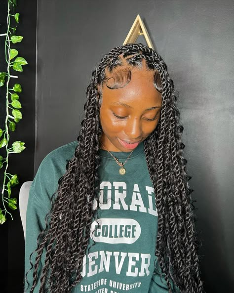 Large Island Twist Hairstyle, Goddess Braid Hairstyles, Chignon Hairstyle, Goddess Braid, Island Twist, Beautiful Black Hair, Big Box Braids Hairstyles, Goddess Braids Hairstyles, Box Braids Hairstyles For Black Women